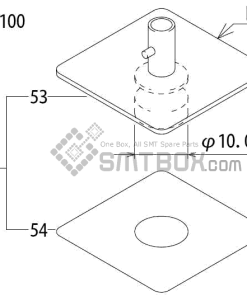 FUJI CP 65E 06 CP 65 08 Nozzle AYPH9530 B029 100 side a