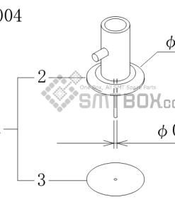 FUJI CP 742ME 02 CP 742E 01 CP 732 2 Nozzle Part No.ADCPH9512 Rating R08 004 side a