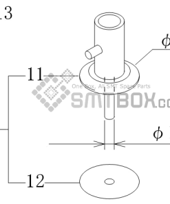 FUJI CP 742ME 02 CP 742E 01 CP 732 2 Nozzle Part No.ADCPH9542 Rating R08 013 side a