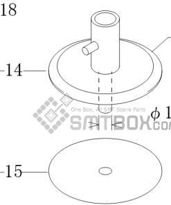 FUJI CP 742ME 02 CP 742E 01 CP 732 2 Nozzle Part No.ADCPH9592 Rating R16 018 side a