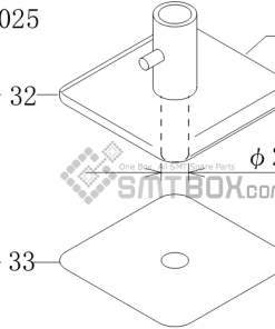 FUJI CP 742ME 02 CP 742E 01 CP 732 2 Nozzle Part No.ADCPH9612 Rating S16 025 side a