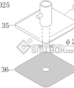 FUJI CP 742ME 02 CP 742E 01 CP 732 2 Nozzle Part No.ADCPH9622 Rating B16 025 side a