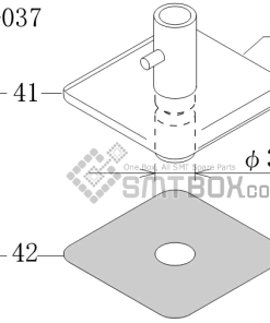 FUJI CP 742ME 02 CP 742E 01 CP 732 2 Nozzle Part No.ADCPH9640 Rating B16 037 side a