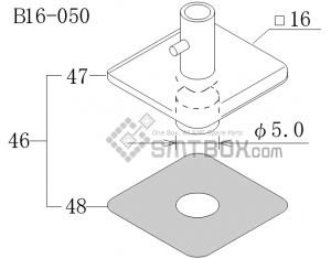 FUJI CP 742ME 02 CP 742E 01 CP 732 2 Nozzle Part No.ADCPH9660 Rating B16 050 side a