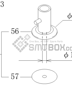 FUJI CP 742ME 02 CP 742E 01 CP 732 2 Nozzle Part No.ADCPH9702 Rating M08 013 side a