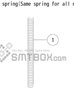 FUJI QP 132E 07 nozzle Part No.CGPN0022 side a