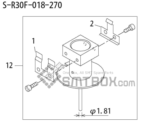 Fuji Qp 242E 10 Qp 242E(10JE) Nozzle Part NO.ABHPN6237 Rating S R30F 018 270 Side A