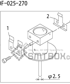 FUJI QP 242E 10 QP 242E(10JE) Nozzle Part No.ABHPN6248 Rating S R30F 025 270 side a