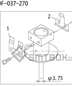 FUJI QP 242E 10 QP 242E(10JE) Nozzle Part No.ABHPN6258 Rating S R30F 037 270 side a
