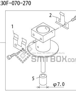 FUJI QP 242E 10 QP 242E(10JE) Nozzle Part No.ABHPN6278 Rating S R30F 070 270 side a
