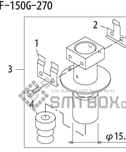 FUJI QP 242E 10 QP 242E(10JE) Nozzle Part No.ABHPN6805 Rating S R30F 150G 270 side a