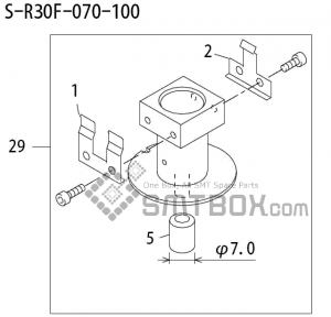 FUJI QP 242E 10 QP 242E(10JE) Nozzle Part No.ABHPN6816 Rating S R30F 070 100 side a