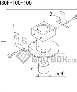 FUJI QP 242E 10 QP 242E(10JE) Nozzle Part No.ABHPN6826 Rating S R30F 100 100 side a