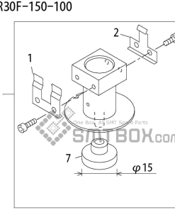 FUJI QP 242E 10 QP 242E(10JE) Nozzle Part No.ABHPN6836 Rating S R30F 150 100 side a