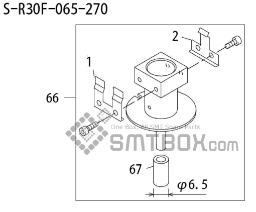 Fuji Qp 242E 10 Qp 242E(10JE) Nozzle Part NO.ABHPN6881 Rating S R30F 065 270 Side A