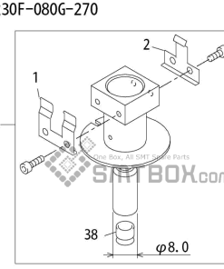 FUJI QP 242E 10 QP 242E(10JE) Nozzle Part No.ABHPN6895 Rating S R30F 080G 270 side a