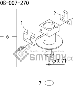 FUJI QP 242E 10 QP 242E(10JE) Nozzle Part No.ABHPN8125 Rating S R30B 007 270 side a