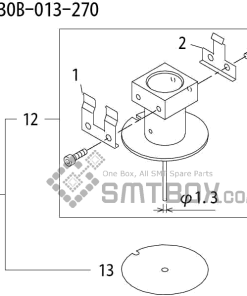 FUJI QP 242E 10 QP 242E(10JE) Nozzle Part No.ABHPN8145 Rating S R30B 013 270 side a