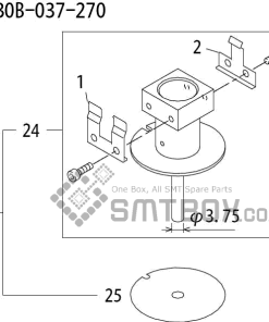 FUJI QP 242E 10 QP 242E(10JE) Nozzle Part No.ABHPN8184 Rating S R30B 037 270 side a