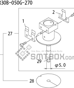 FUJI QP 242E 10 QP 242E(10JE) Nozzle Part No.ABHPN8194 Rating S R30B 050G 270 side a