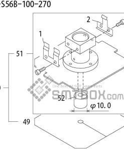 FUJI QP 242E 10 QP 242E(10JE) Nozzle Part No.ABHPN8272 Rating S S56B 100 270 side a