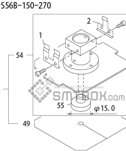 FUJI QP 242E 10 QP 242E(10JE) Nozzle Part No.ABHPN8282 Rating S S56B 150 27 side a
