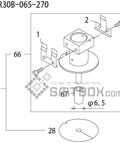 FUJI QP 242E 10 QP 242E(10JE) Nozzle Part No.ABHPN8331 Rating S R30B 065 270 side a