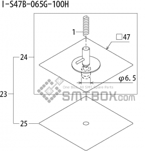 FUJI QP 242E 10 QP 242E(10JE) Nozzle Part No.ABHPN8790 Rating I S47B 065G 100H side a