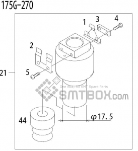 FUJI QP 341E MM 04 Nozzle Part No.ADBPN8234 Rating 175G 270 side a