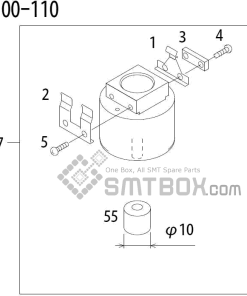 FUJI QP 341E MM 04 Nozzle Part No.ADBPN8324 Rating 100 110 side a