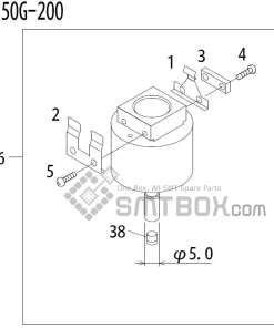 FUJI QP 341E MM 04 Nozzle Part No.ADBPN8452 Rating 050G 200 side a