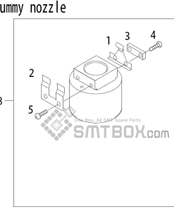 FUJI QP 341E MM 04 Nozzle Part No.ADBPN8514 Rating Dummy Nozzle side a