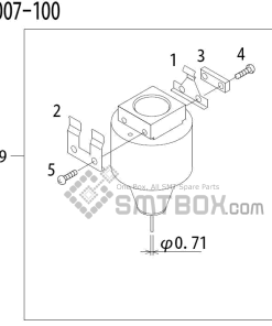 FUJI QP 341E MM 04 Nozzle Part No.ADBPN8524 Rating 007 100 side a