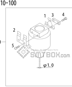 FUJI QP 341E MM 04 Nozzle Part No.ADBPN8534 Rating 010 100 side a