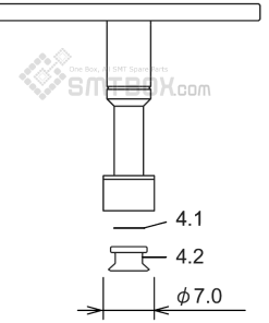 FUJI NXT H01 SMD SMT Nozzle AA07311 R36 070G 260 side a