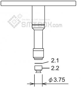 FUJI NXT H01 SMD SMT Nozzle AA08509 R36 037G 260 side a