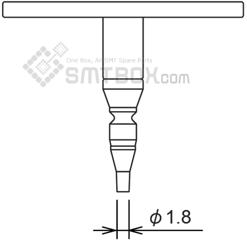 Fuji Nxt H01 Smd Smt Nozzle AA0HS02 R36 018 260 Side A
