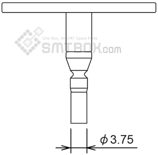 Fuji Nxt H01 Smd Smt Nozzle AA0HW02 R36 037 260 Side A