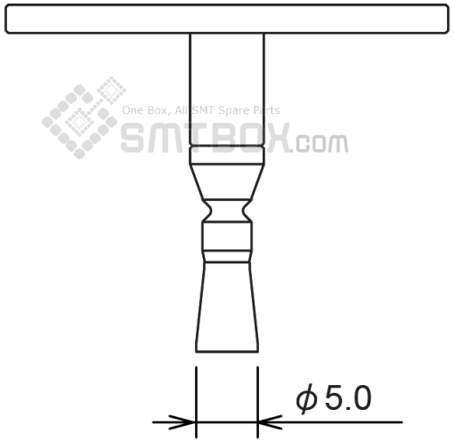 Fuji Nxt H01 Smd Smt Nozzle AA0HX02 R36 050 260 Side A
