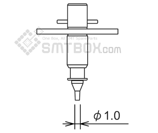 Fuji Nxt H04 Smd Smt Nozzle AA06W07 R19 010 155 Side A