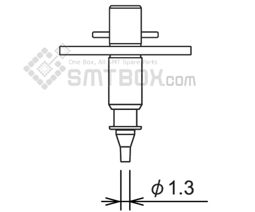 Fuji Nxt H04 Smd Smt Nozzle AA06X08 R19 013 155 Side A