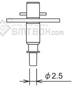 FUJI NXT H04 SMD SMT Nozzle AA06Z09 R19 025 155 side a