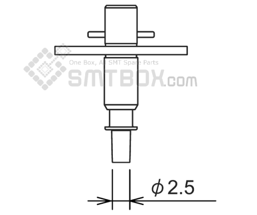 Fuji Nxt H04 Smd Smt Nozzle AA06Z09 R19 025 155 Side A
