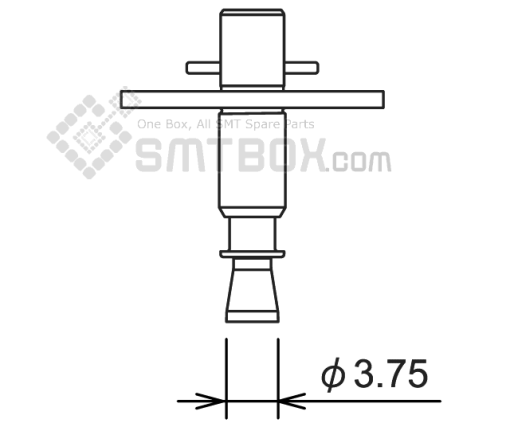 Fuji Nxt H04 Smd Smt Nozzle AA07A09 R19 037 155 Side A