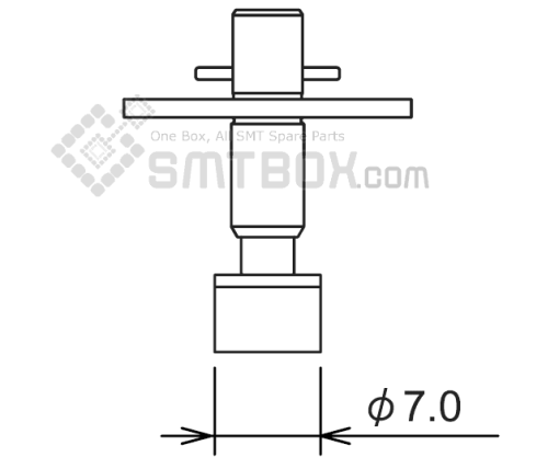 Fuji Nxt H04 Smd Smt Nozzle AA07C06 R19 070 155 Side A