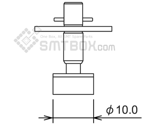 Fuji Nxt H04 Smd Smt Nozzle AA07D05 R19 100 155 Side A