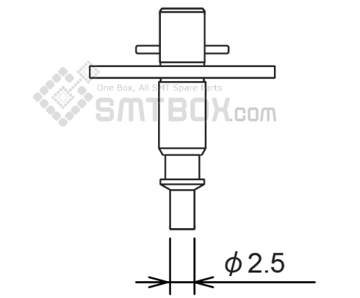 Fuji Nxt H04 Smd Smt Nozzle AA07F07 R19 025G 155 Side A