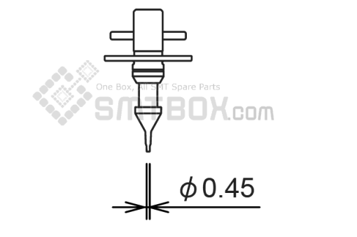 Fuji Nxt H08 H12 Smd Smt Nozzle AA05603 R07 004 070 Side A