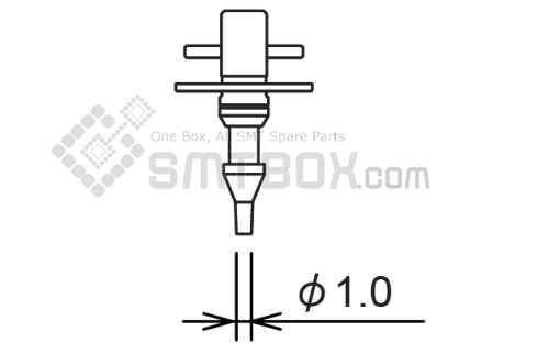 Fuji Nxt H08 H12 Smd Smt Nozzle AA05803 R07 010 070 Side A