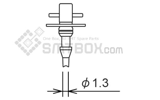 Fuji Nxt H08 H12 Smd Smt Nozzle AA06404 R07 013M 070 Side A